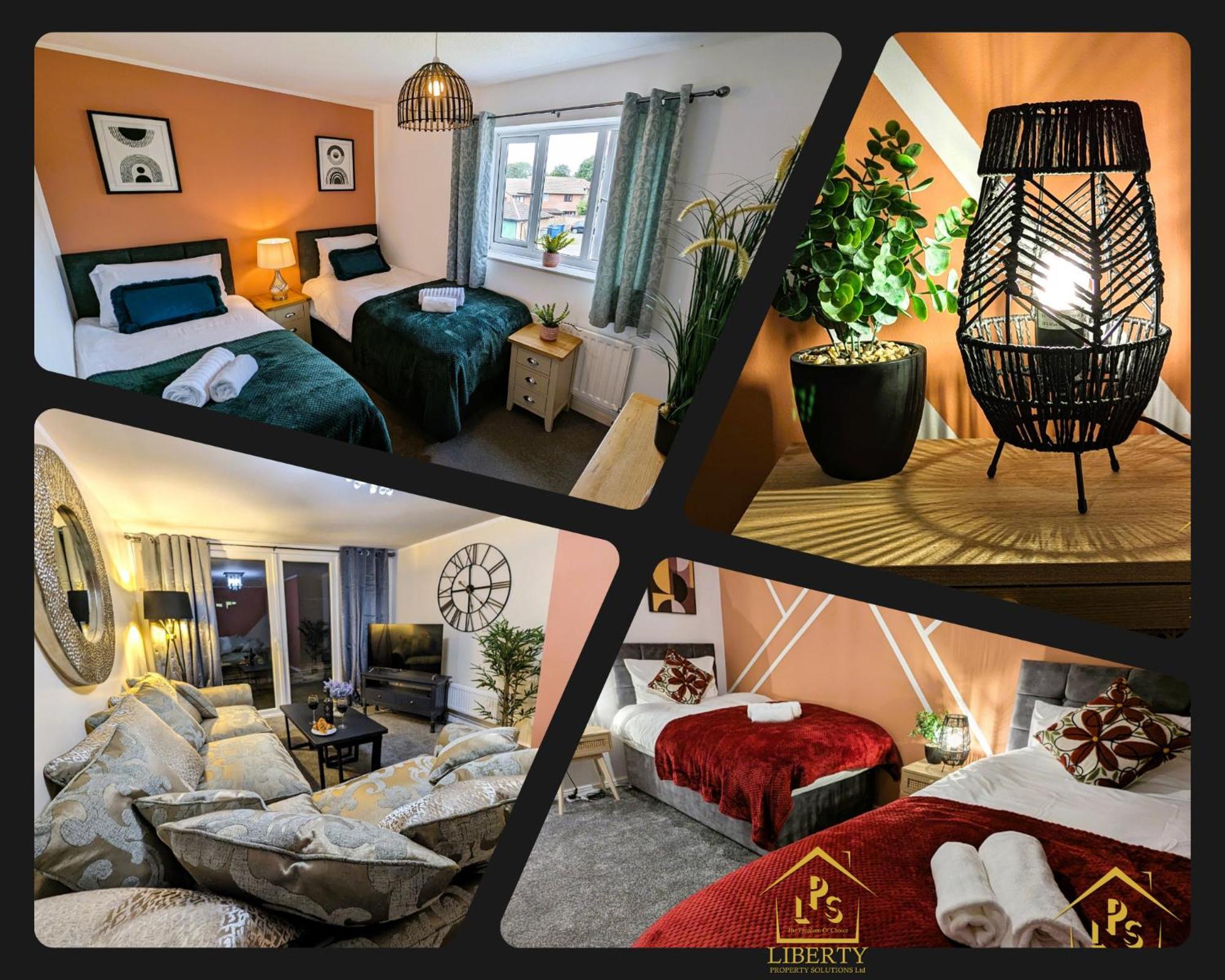 6 Guests * 4 Bedroom * Free Wi-Fi *Хантингдон Экстерьер фото